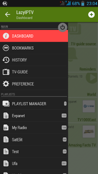 Descargar LAZY IPTV Editores y reproductores de video para Android captura de pantalla 2