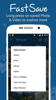 Descargar Video Downloader for Instagram Social para Android captura de pantalla 6