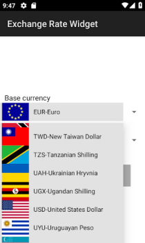 Descargar Cambio de Tasa Widget Finanzas para Android captura de pantalla 4