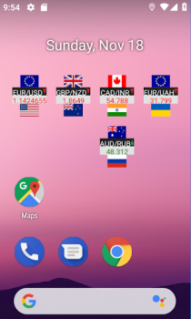 Descargar Cambio de Tasa Widget Finanzas para Android captura de pantalla 5