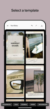 Descargar Unfold: Story & Collage Maker Arte y Diseño para Android captura de pantalla 4