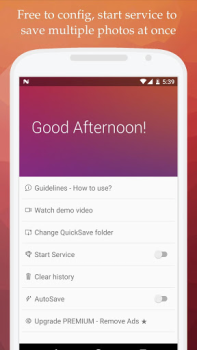 Descargar QuickSave for Instagram Foto para Android captura de pantalla 3