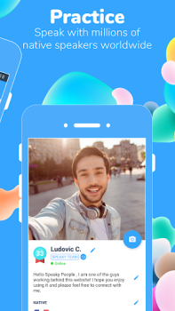 Descargar Speaky: Intercambio de Idiomas Educación para Android captura de pantalla 3