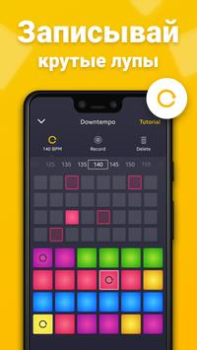 Descargar Drum Pad Machine - crea música Música y audio para Android captura de pantalla 3
