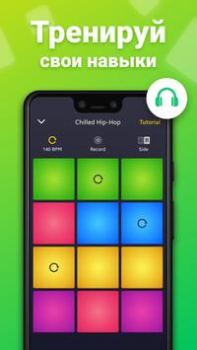 Descargar Drum Pad Machine - crea música Música y audio para Android captura de pantalla 4