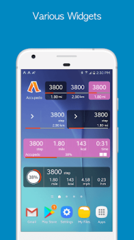 Descargar Podómetro Accupedo Salud y estado fisico para Android captura de pantalla 7