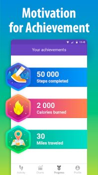 Descargar Podómetro contador de pasos Salud y estado fisico para Android captura de pantalla 3
