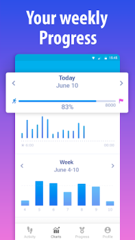 Descargar Podómetro contador de pasos Salud y estado fisico para Android captura de pantalla 4