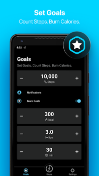 Descargar StepsApp – Contador de pasos Salud y estado fisico para Android captura de pantalla 3