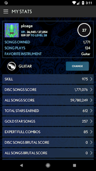 Descargar Rock Band Companion Música para Android captura de pantalla 4