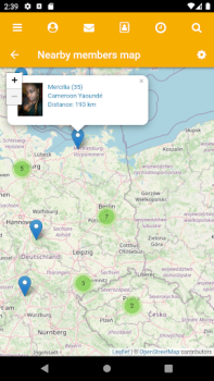 Descargar besosdeafrica coquetear Fechado para Android captura de pantalla 3