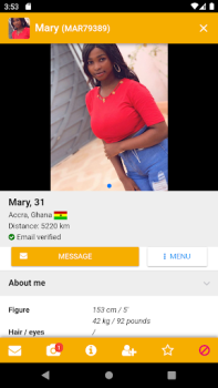 Descargar besosdeafrica coquetear Fechado para Android captura de pantalla 4