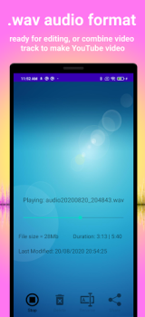 Descargar Earbuds Voice Recorder Música y audio para Android captura de pantalla 3