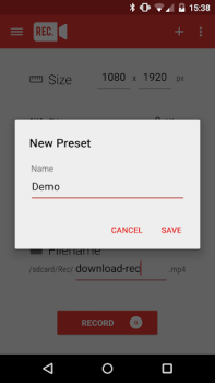 Descargar Rec. (Screen Recorder) Editores y reproductores de video para Android captura de pantalla 2