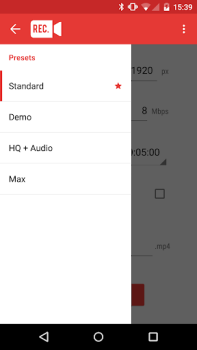 Descargar Rec. (Screen Recorder) Editores y reproductores de video para Android captura de pantalla 3