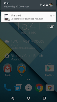 Descargar Rec. (Screen Recorder) Editores y reproductores de video para Android captura de pantalla 6