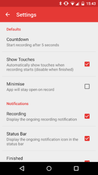 Descargar Rec. (Screen Recorder) Editores y reproductores de video para Android captura de pantalla 7