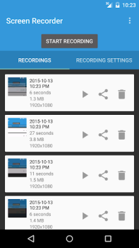 Descargar Riv Screen Recorder Editores y reproductores de video para Android captura de pantalla 2