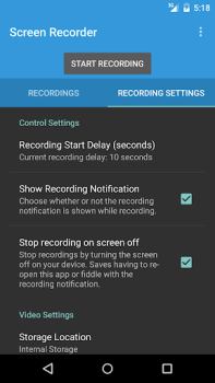 Descargar Riv Screen Recorder Editores y reproductores de video para Android captura de pantalla 3