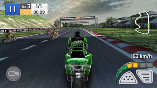 Descargar Carreras Reales en Moto 3D Raza para Android captura de pantalla 3