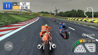 Descargar Carreras Reales en Moto 3D Raza para Android captura de pantalla 6
