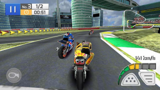Descargar Carreras Reales en Moto 3D Raza para Android captura de pantalla 7