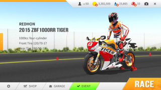 Descargar Real Moto Raza para Android captura de pantalla 6