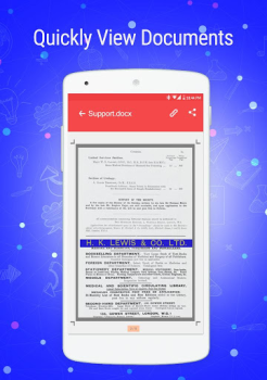 Descargar Docx Viewer Trabajo para Android captura de pantalla 5