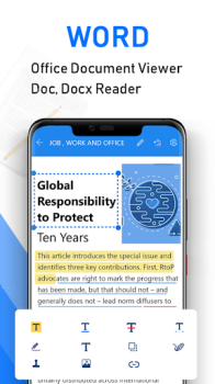 Descargar Word Office - Word Docx, Word Viewer for Android Trabajo para Android captura de pantalla 2