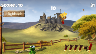 Descargar Moorhuhn - Crazy Chicken Remak Arcada para Android captura de pantalla 4