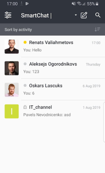 Descargar SmartChat Comunicación para Android captura de pantalla 2