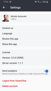 Descargar SmartChat Comunicación para Android captura de pantalla 3