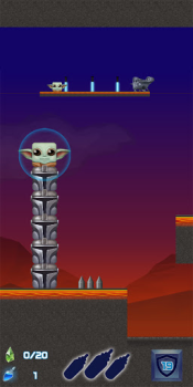 Descargar Baby Yoda: New Cyber Casual Adventures Aventuras para Android captura de pantalla 6