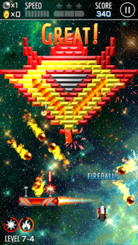Descargar Astroball - Destructor de Ladrillos (Sin Anuncios) Arcada para Android captura de pantalla 2