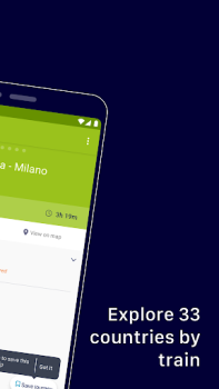 Descargar Eurail/Interrail Rail Planner Mapas y navegación para Android captura de pantalla 2