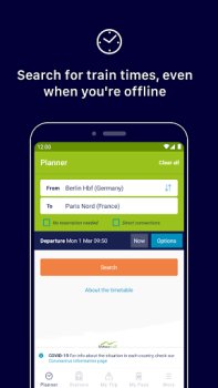 Descargar Eurail/Interrail Rail Planner Mapas y navegación para Android captura de pantalla 3