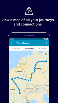 Descargar Eurail/Interrail Rail Planner Mapas y navegación para Android captura de pantalla 7