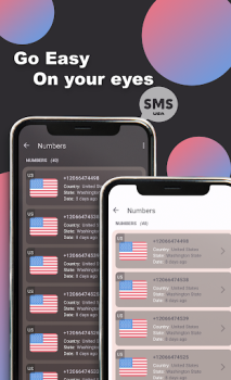 Descargar USA Number Receive SMS online Comunicación para Android captura de pantalla 3