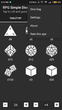 Descargar RPG Simple Dice Herramientas para Android captura de pantalla 4