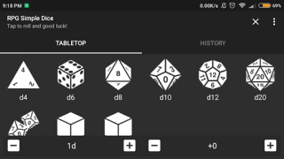 Descargar RPG Simple Dice Herramientas para Android captura de pantalla 5