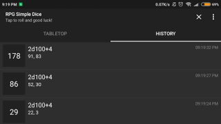 Descargar RPG Simple Dice Herramientas para Android captura de pantalla 7