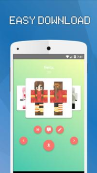 Descargar Girls Skins for Minecraft PE Herramientas para Android captura de pantalla 4