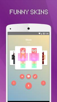 Descargar Girls Skins for Minecraft PE Herramientas para Android captura de pantalla 5