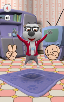 Descargar Mi Perro Virtual que Habla Juegos casuales para Android captura de pantalla 4