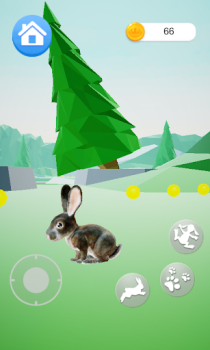 Descargar Conejo parlante Juegos casuales para Android captura de pantalla 7