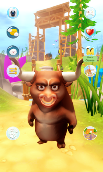 Descargar Mi toro que habla Juegos casuales para Android captura de pantalla 2