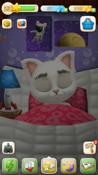 Descargar Gato que Habla Oscar Juegos casuales para Android captura de pantalla 2