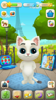 Descargar Gato que Habla Oscar Juegos casuales para Android captura de pantalla 3