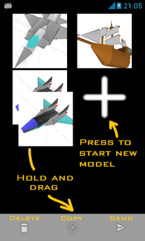 Descargar Qubism 3D modeling Trabajo para Android captura de pantalla 2