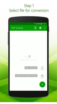 Descargar Convertidor de PDF a Excel Trabajo para Android captura de pantalla 2